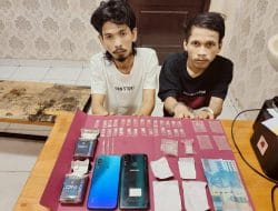 Informasi Dari Masyarakat, Satnarkoba Polres Siak Ringkus Dua Pengedar Sabu di Perawang