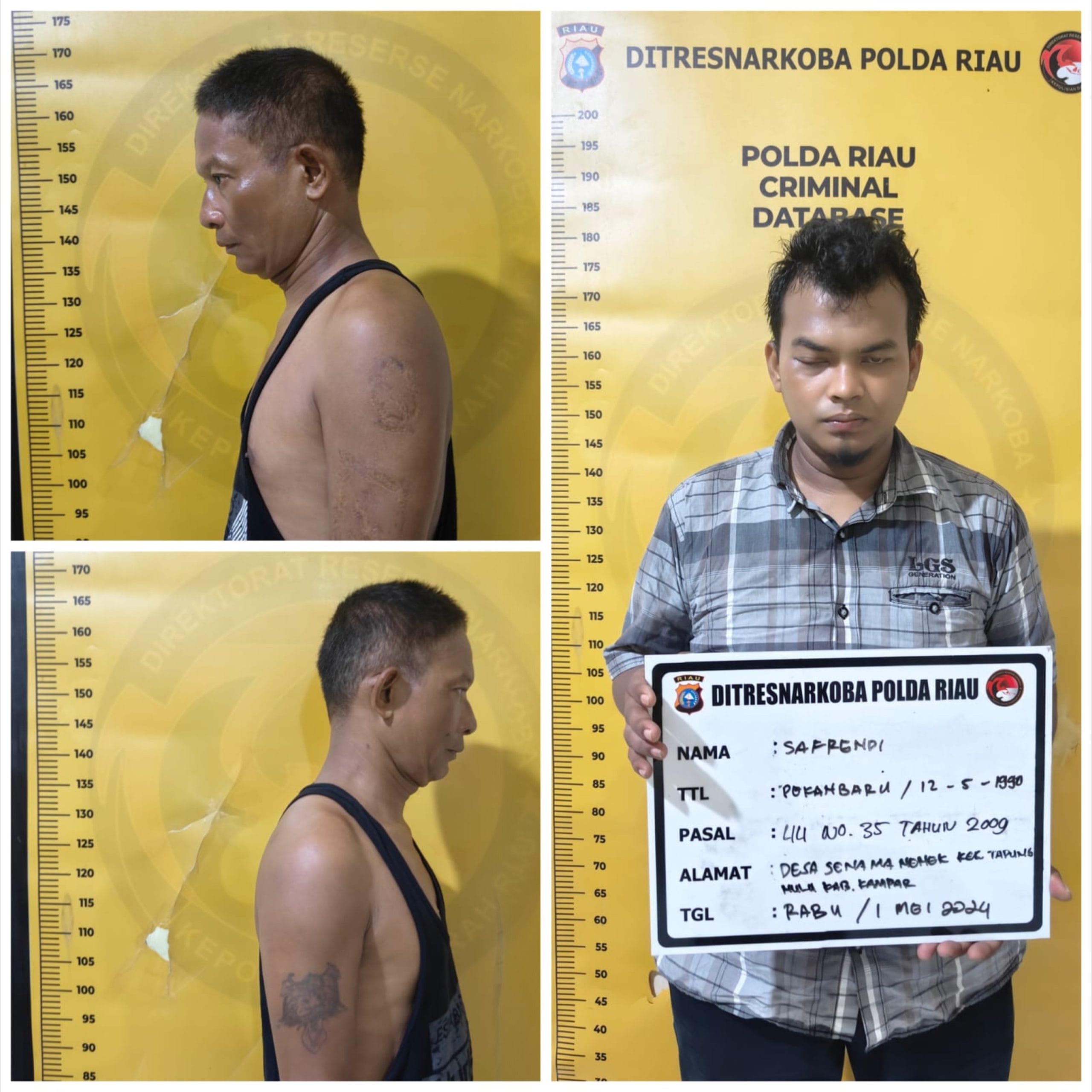 Amankan Dua Pria di Siak Hulu Kampar, Ditnarkoba Polda Riau Sita Ratusan Pil Ekstasi Merk Lion