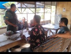 Anggota Koramil 0321-05/RM Kamsos di Bangko Bakti