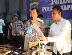 Timbun BBM Ilegal 10 Ton, Kades di Tapsel Diringkus Polisi