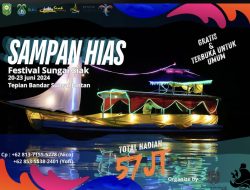 Meriahkan HUT Perak Kabupaten Siak, Dinas Pariwisata Taja Lomba Sampan Hias