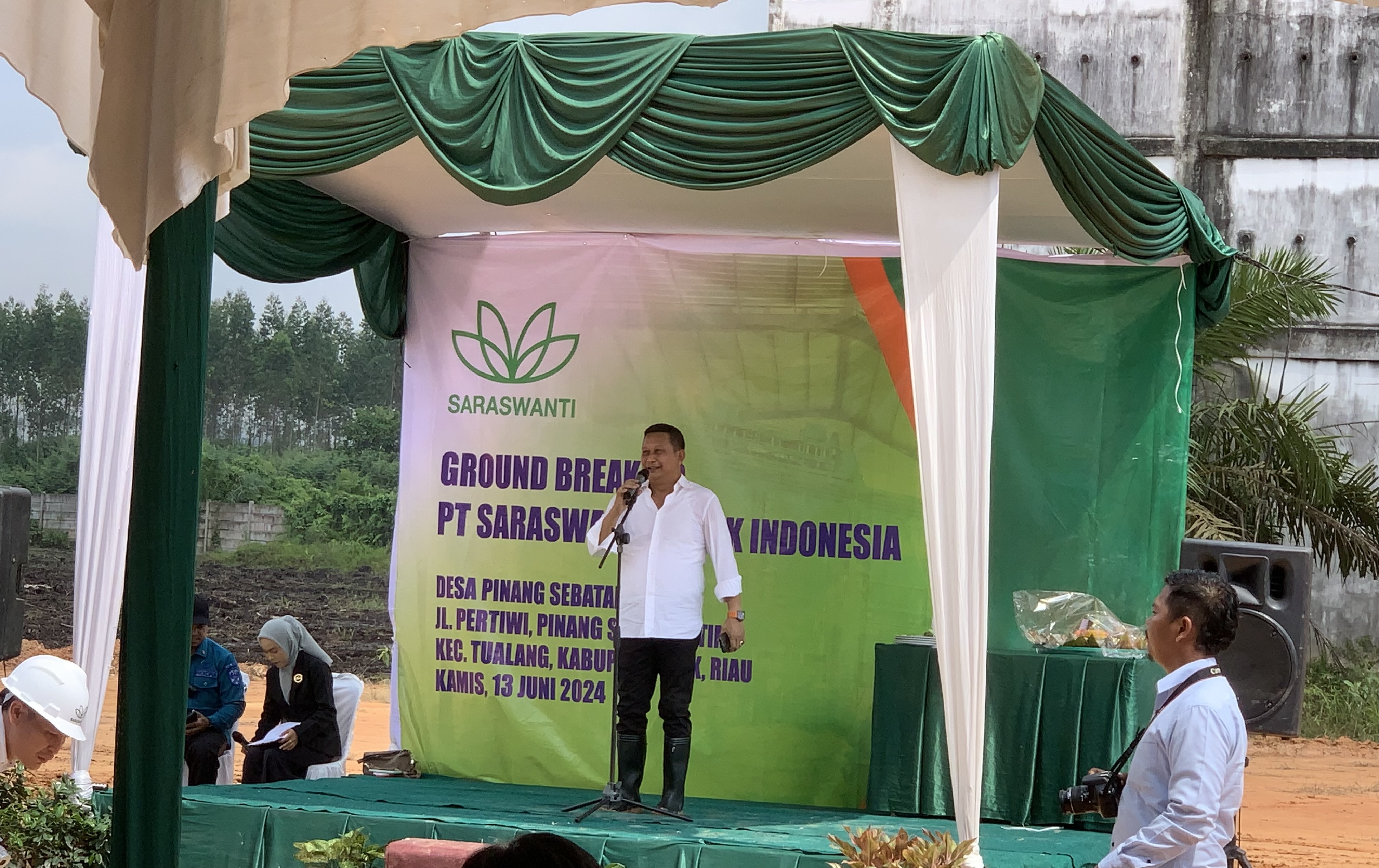 PT Saraswanti Group Dirikan Pabrik di Tualang, Siak Bakal Jadi Suplayer Pupuk NPK