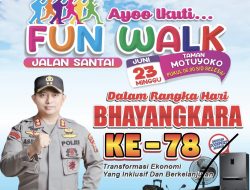 Warga Perawang Wajib Tahu, Polres Siak Minggu Pagi Bakal Gelar Jalan Santai, Puluhan Hadiah Menanti