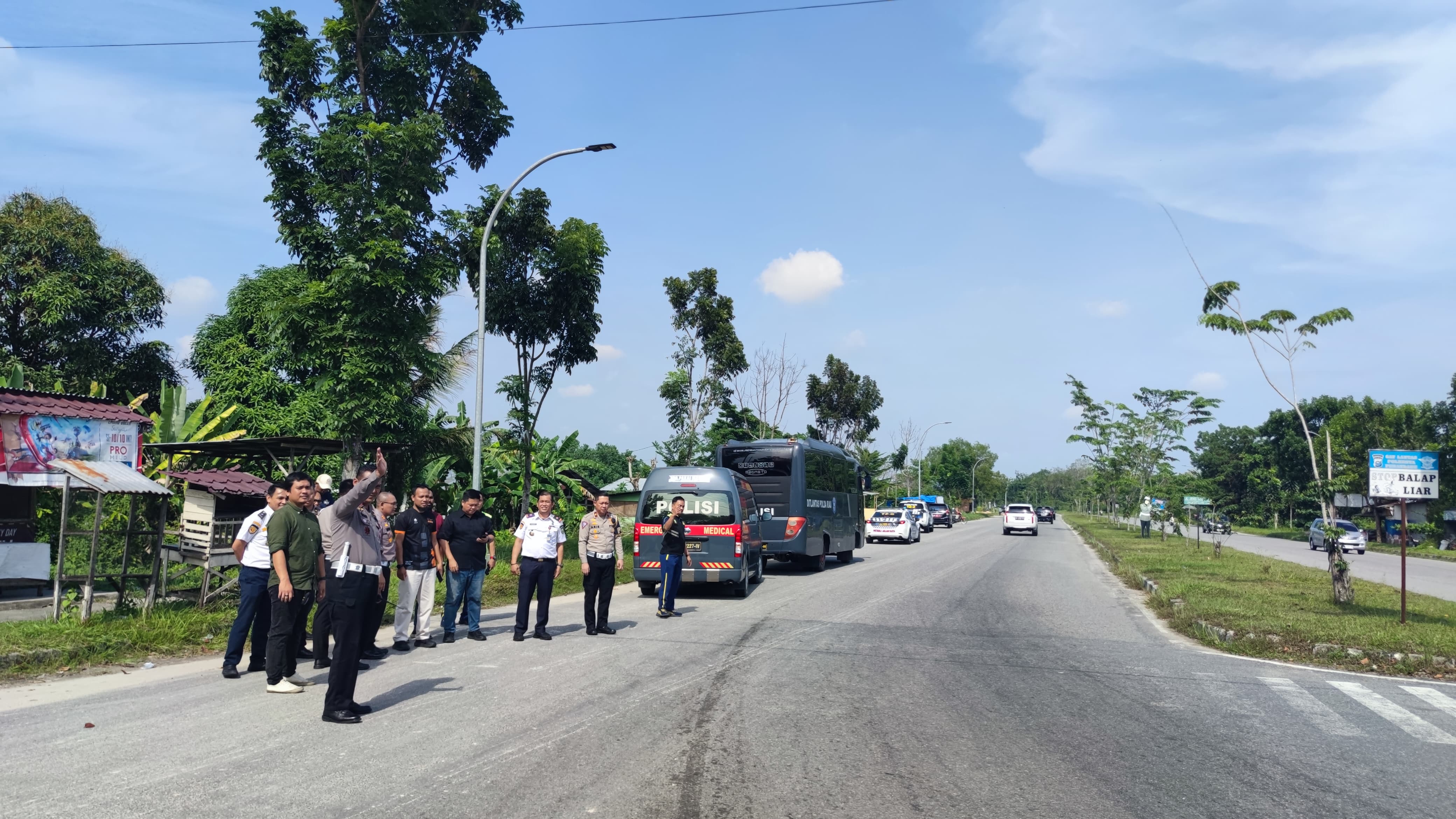 Panitia Riau Bhayangkara Run Cek Lintasan, Berikut Ini Rute Yang Bakal Ditempuh Pelari