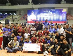 Sang Juara, Tim Voli Putra Polres Siak Juara I Kapolda Riau Cup 2024