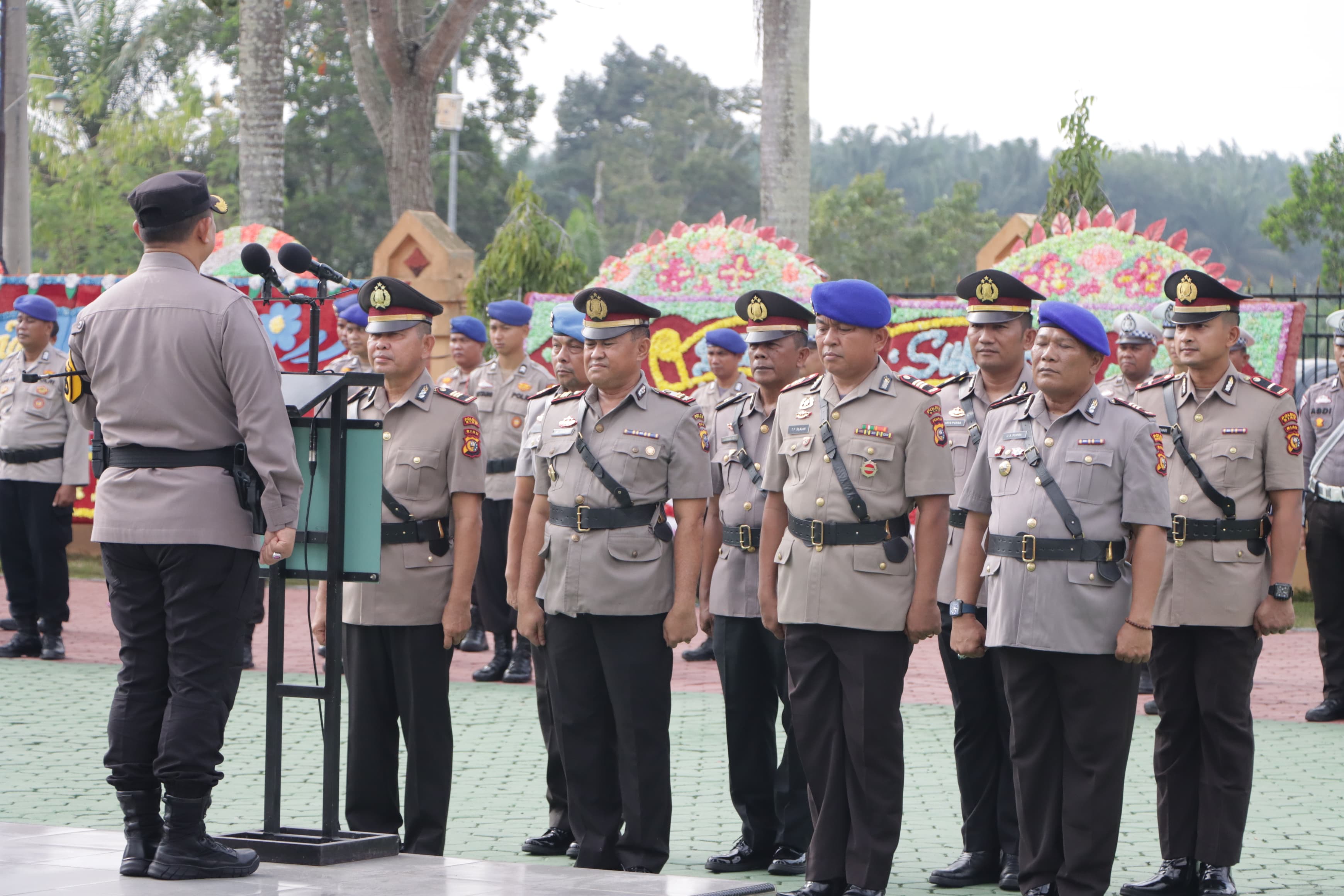 Pimpin Sertijab, Kapolres Siak Harapkan Pejabat Baru Beri Inovasi Baru