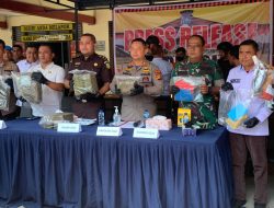 Ringkus Bandar 7 KG Ganja, Polsek Tualang Selamatkan 14 ribu Jiwa Warga Kabupaten Siak