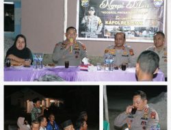 Terkiat Karhutla dan Pilkada Serentak, Kapolres Siak Sambangi Warga Melalui Ngobrol Pintar Kamtibmas