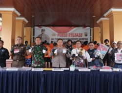 Operasi Antik Polres Siak Berakhir, 51 Tersangka dan 265, 94 Gram Sabu Diamankan