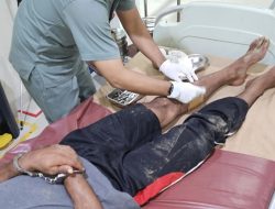 Sempat Buron dan Melawan Saat Ditangkap, Pelaku Curas di Door Resmob Polres Rokan Hulu