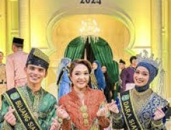 Muhammad Farhan dan Vina Chantika Dinobatkan Sebagai Bujang Darah Siak 2024