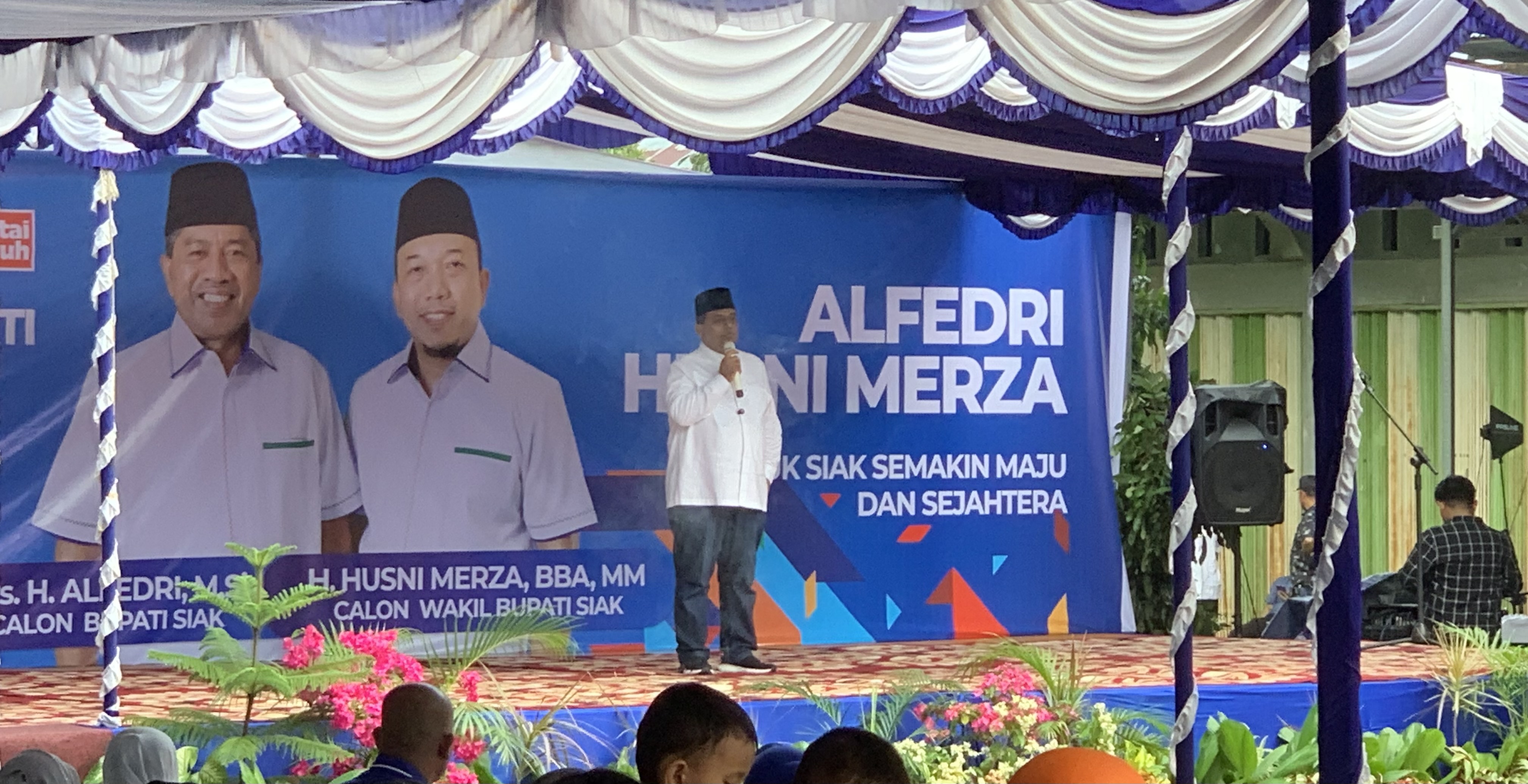 Hadiri Deklarasi Koalisi Siak Maju, M Nasir Janji Bakal Bangun Jalur Dua Perawang-Tj Buton  Bila Menag Pilgubri