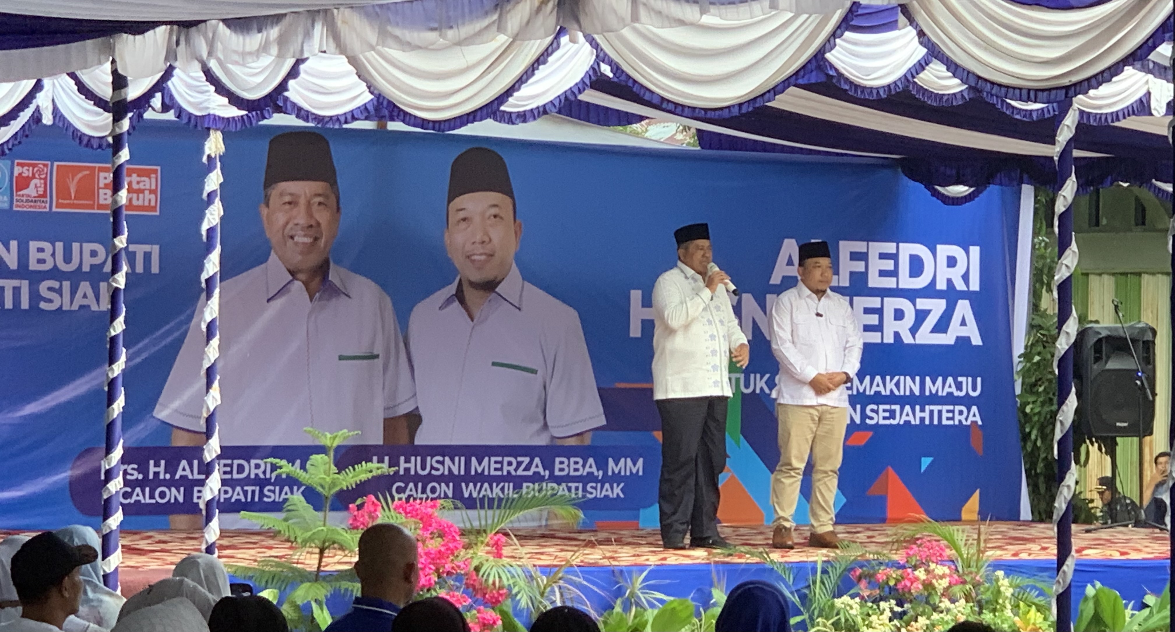 Unggul Dalam Segala Hal, Pasangan Alfedri-Husni Berkomitmen Lanjutkan Pembangunan di Siak