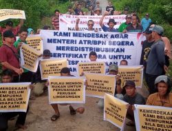 Masyarakat Tiga Desa Gelar Pawai Kemerdekaan, Serukan Penolakan PT TUM
