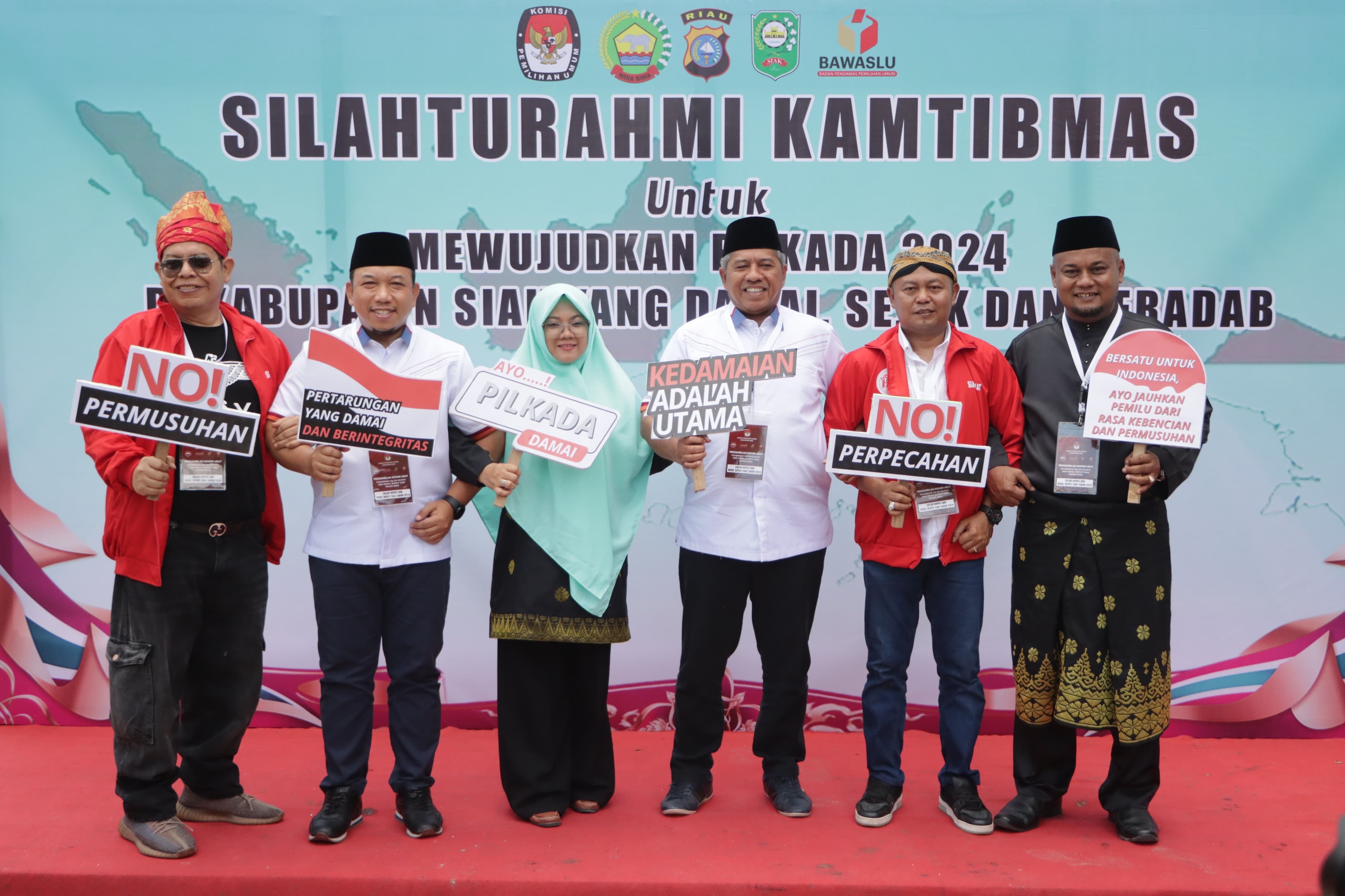Kapolres Siak Sukses Jaga Kondusivitas Pengundian Nomor Urut Pilkada 2024