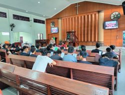 Ciptakan Pilkada Damai, Polres Siak Gelar “Minggu Kasih” di Tempat Ibadah Kecamatan Tualang