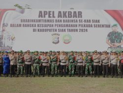 Sinergi TNI-Polri, Bhabinkamtibmas dan Babinsa di Siak Bersatu Jaga Kamtibmas Pilkada 2024
