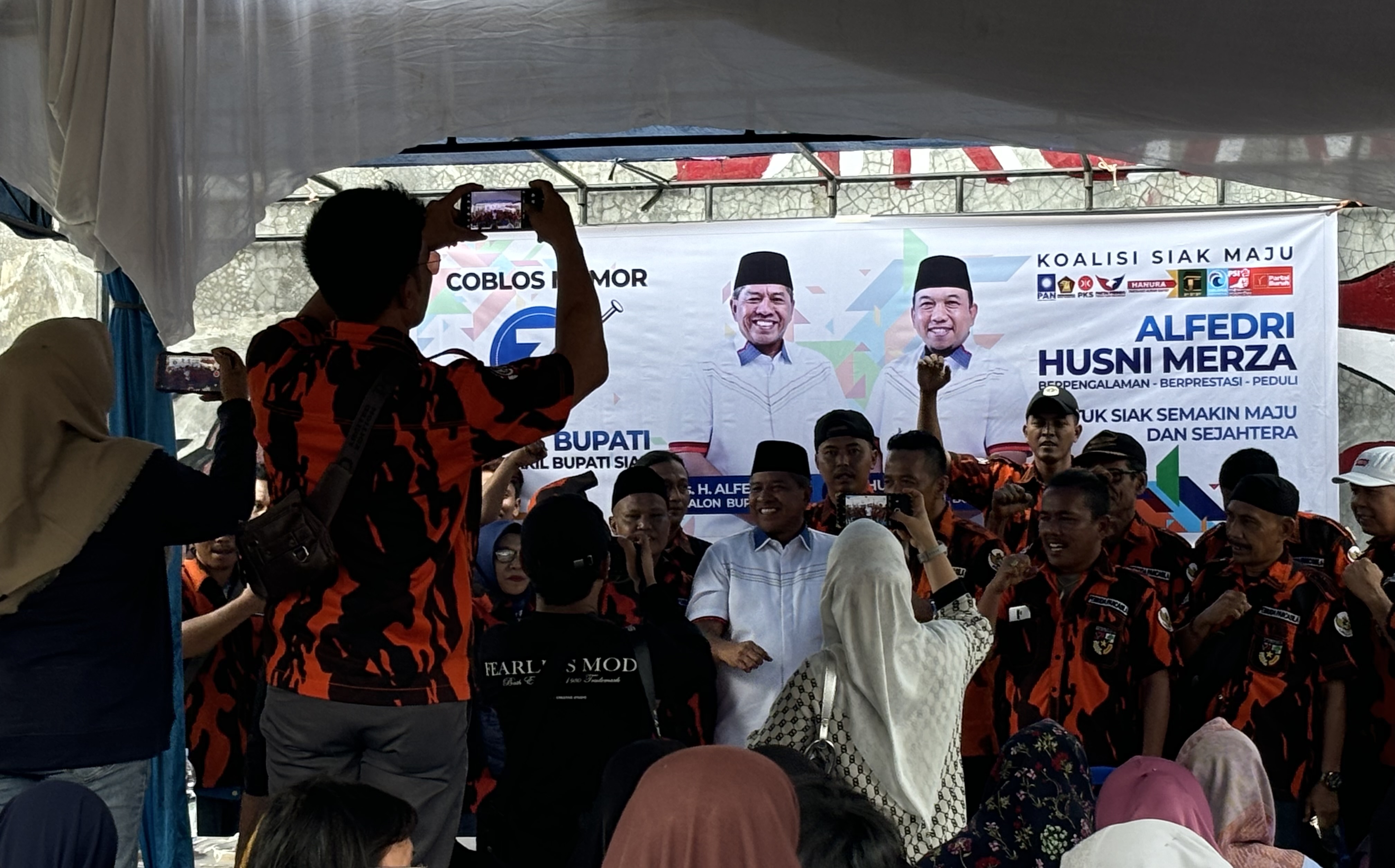 Pemuda Pancasila dan IPK Siak Sepakat Dukung Alfedri-Husni di Pilkada 2024