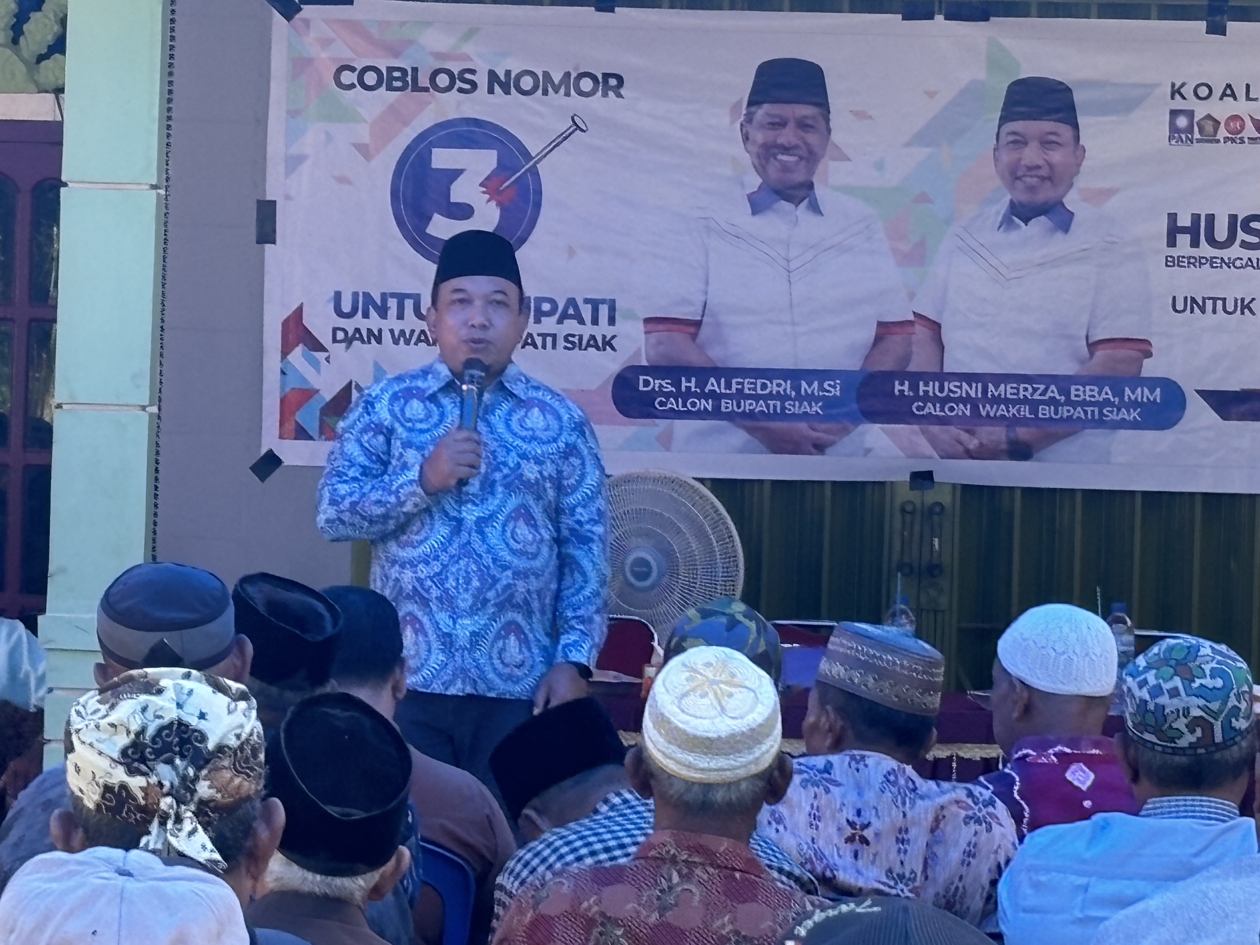 Lanjutkan Pembangunan, Husni Tegaskan Komitmen Infrastruktur Jalan dan Layanan Kesehatan di Sialang Sakti