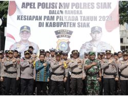 Kapolres Siak Pimpin Apel Polisi RW di Tualang, Fokus pada Pengamanan Pilkada