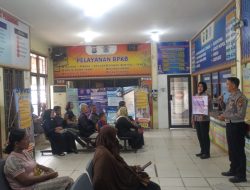 Satlantas Polres Siak Edukasi Wajib Pajak Terkait Pemilu Aman dan Damai