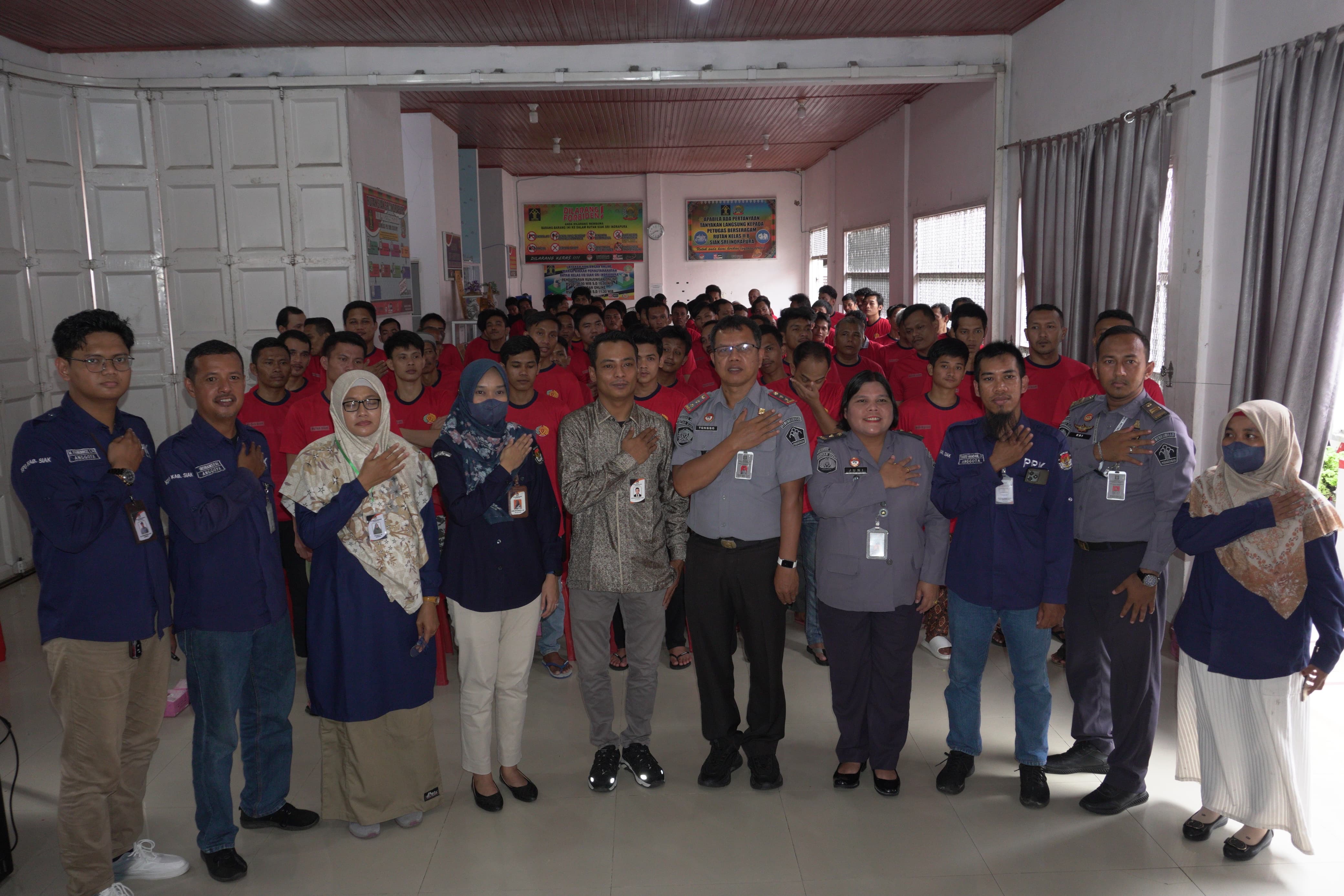 KPU Siak Ajak WBP Rutan Aktif Berpartisipasi di Pilkada 2024