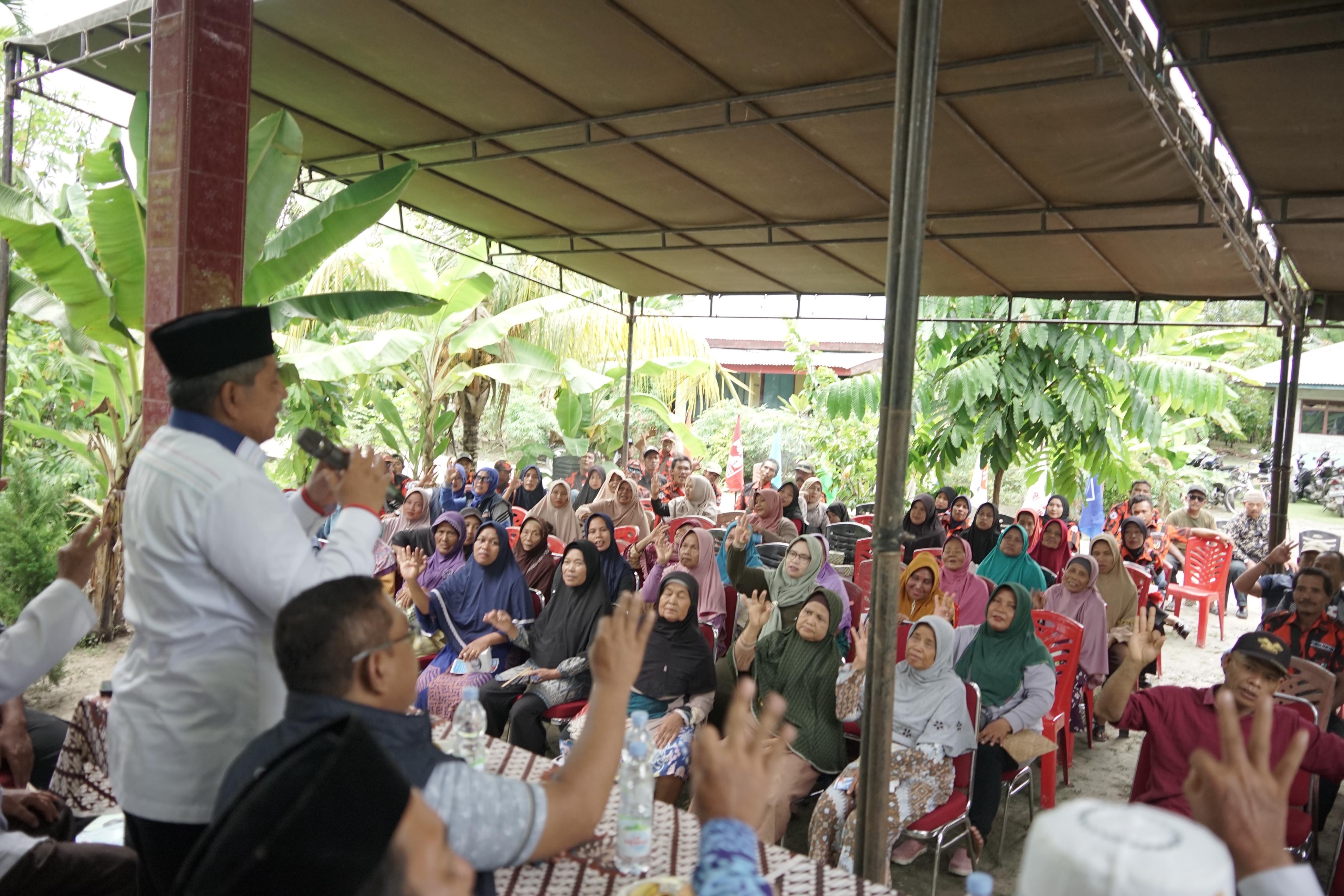 Berkat Perhatian Alfedri-Husni, Petani Bungaraya Semakin Sejahtera