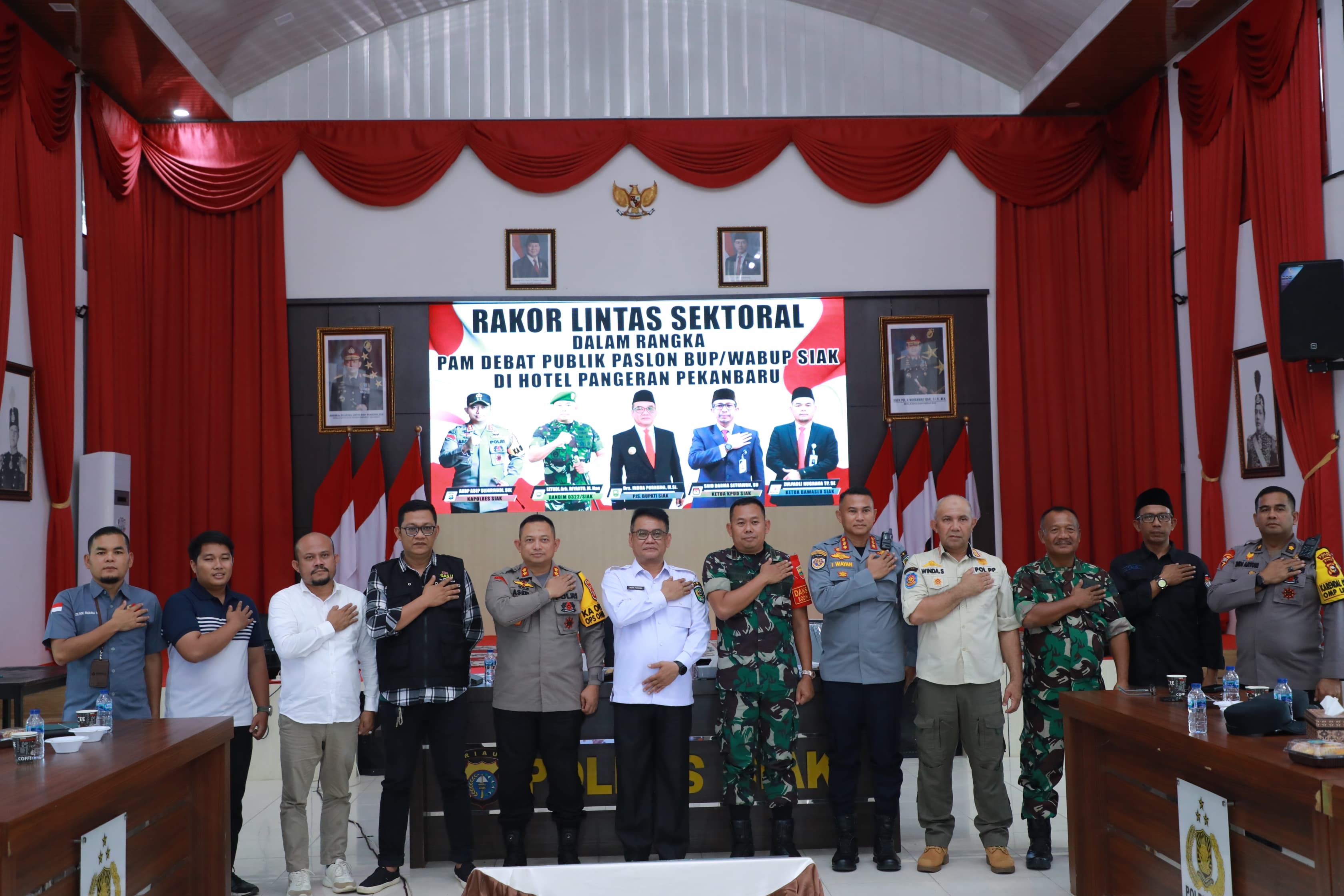 Polres Siak Siapkan Pengamanan Debat Publik Pilkada