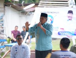 Alfedri~Husni Tegaskan Komitmen Pendidikan Saat Kampanye Dialogis di Sabak Permai