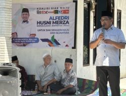 Program Siak Terang Alfedri-Husni Siap Terangi Kampung di Sungai Mandau
