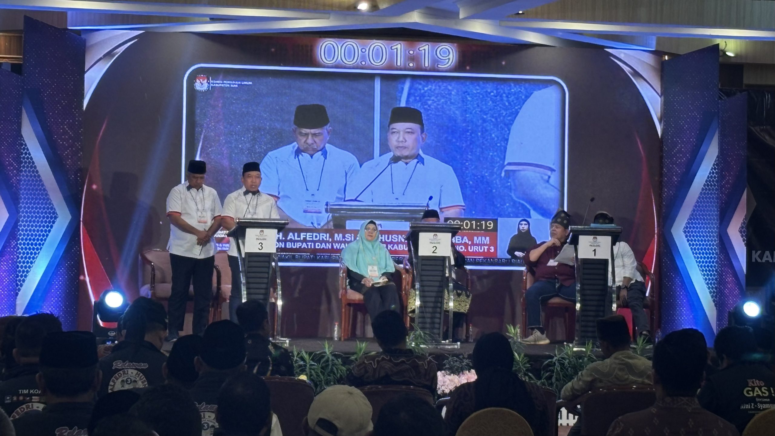 Debat Calon Bupati Siak 2024, Adu Visi Pelayanan Digital dan Pemerintahan Akuntabel