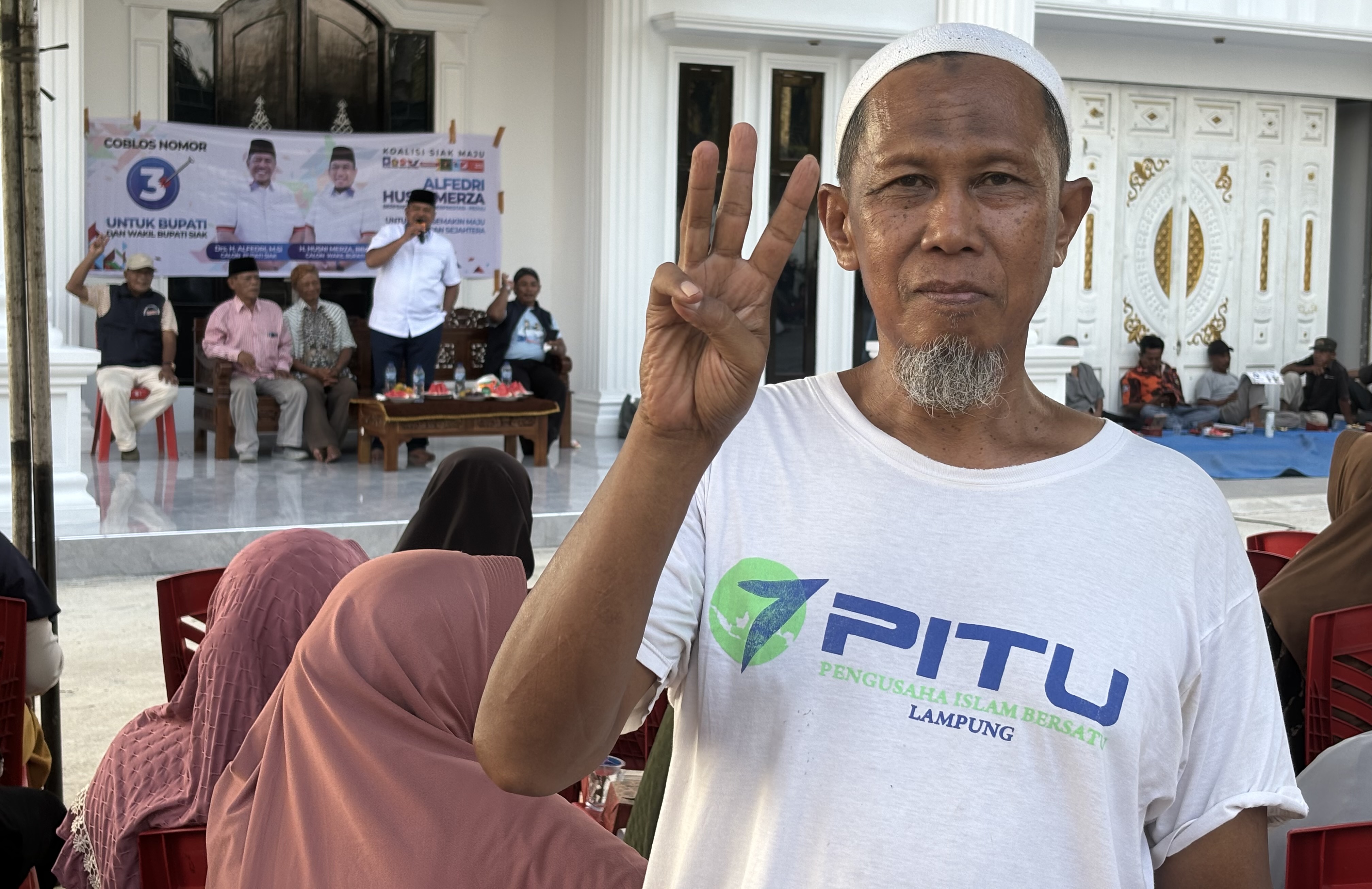 Kehadiran Alfedri-Husni di Delima Jaya Disambut Hangat, Warga Nyatakan Dukungan
