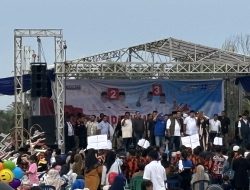 Muhamad Nasir dan Alfedri Usung Sinergi Pembangunan Saat Kampanye Akbar di Kandis