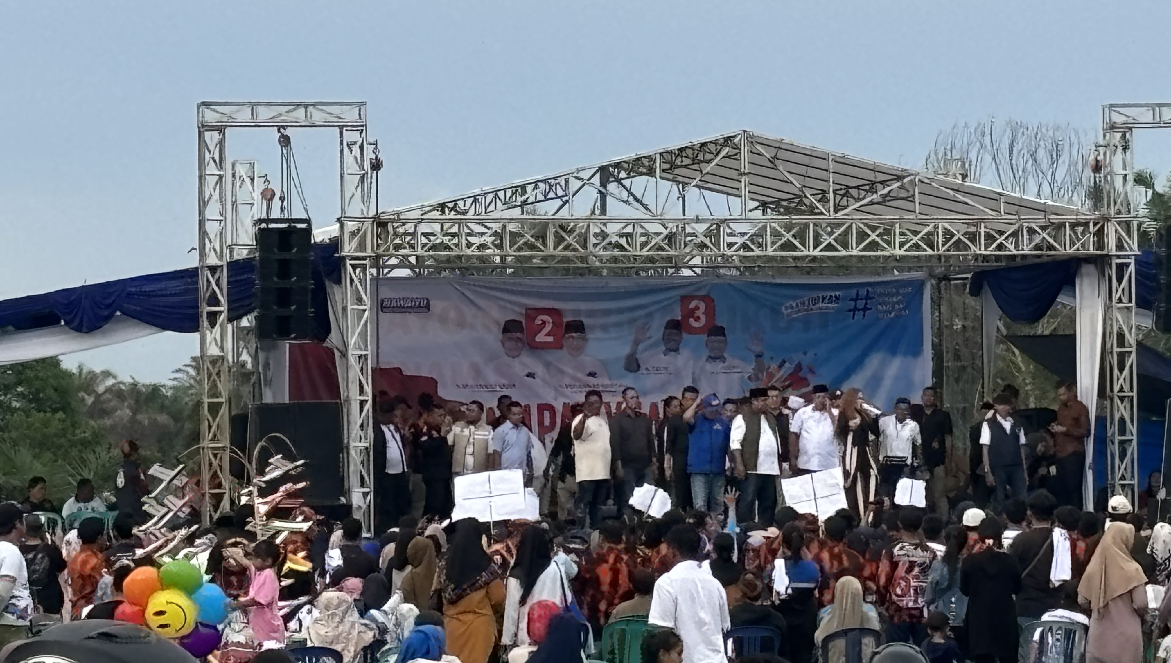 Muhamad Nasir dan Alfedri Usung Sinergi Pembangunan Saat Kampanye Akbar di Kandis