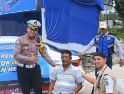 Polres Siak Pastikan Pengemudi Prima, Periksa Kesehatan Selama Libur Nataru