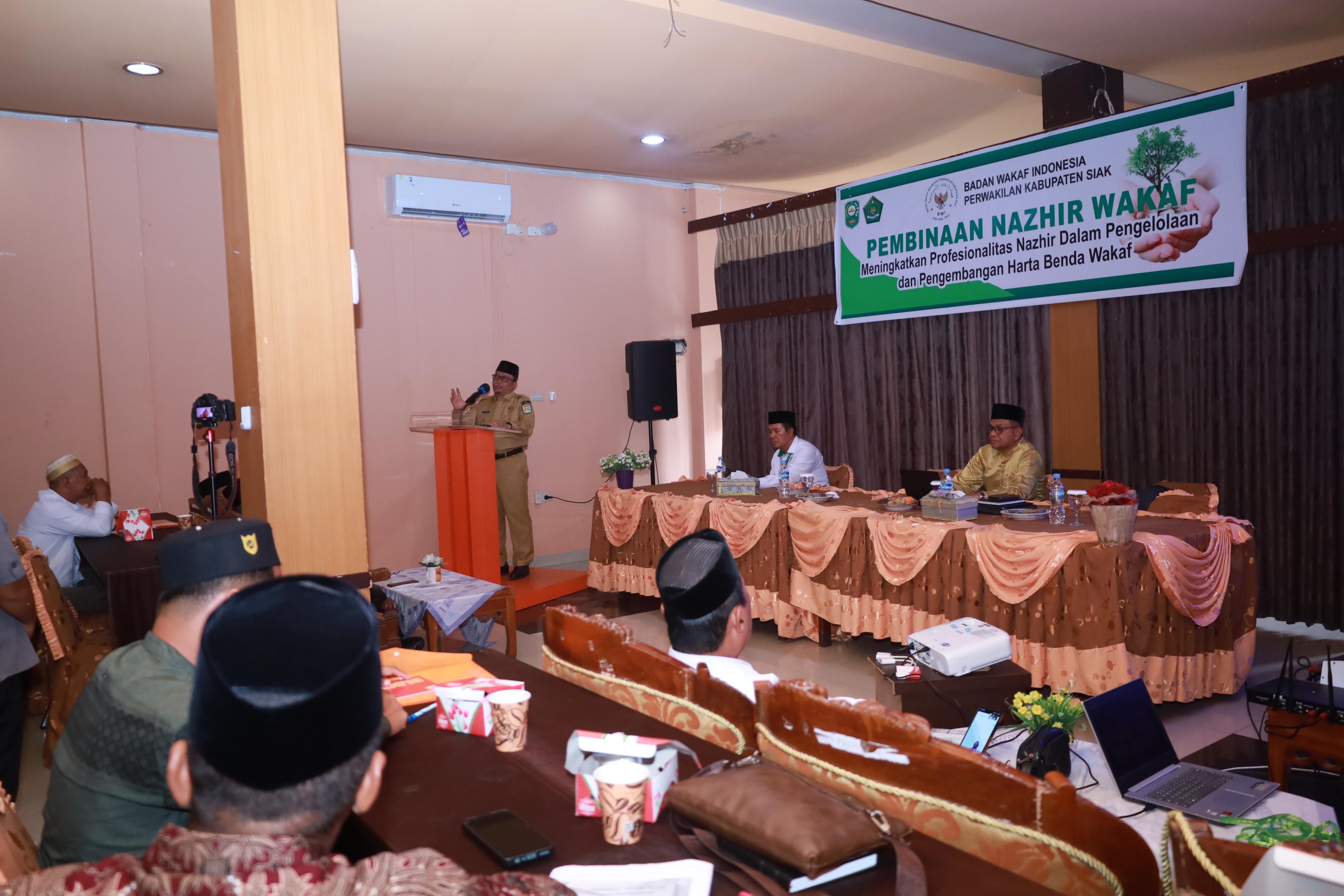 Peran Strategis Nazhir Wakaf dalam Peningkatan Ekonomi Umat di Siak