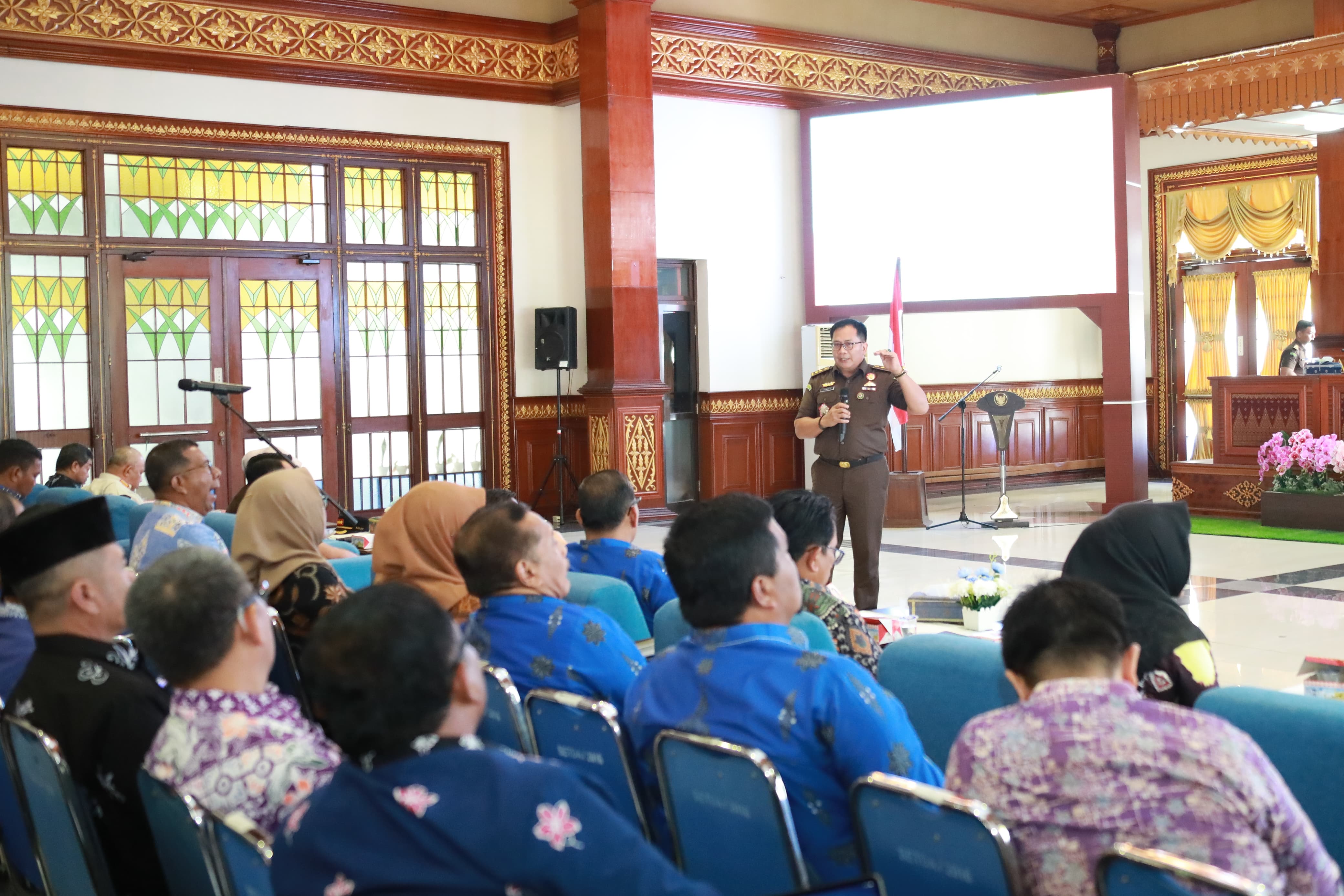 Kejati Riau Berikan Edukasi Hukum untuk Pencegahan Korupsi di Lingkungan Pemkab Siak