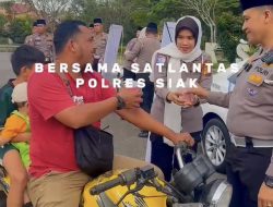 Satlantas Polres Siak Tebar Berkah Ramadan dengan Takjil dan Edukasi Lalu Lintas