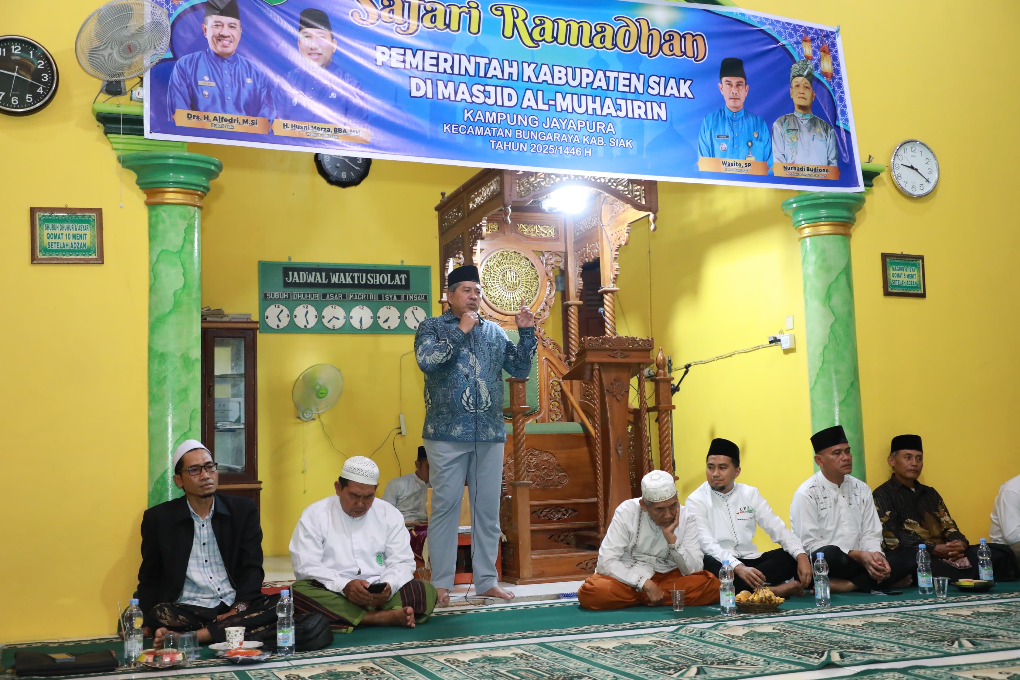 Safari Ramadan di Bungaraya, Bupati Siak: Jaga Silaturahmi dan Perkuat Nilai Keislaman