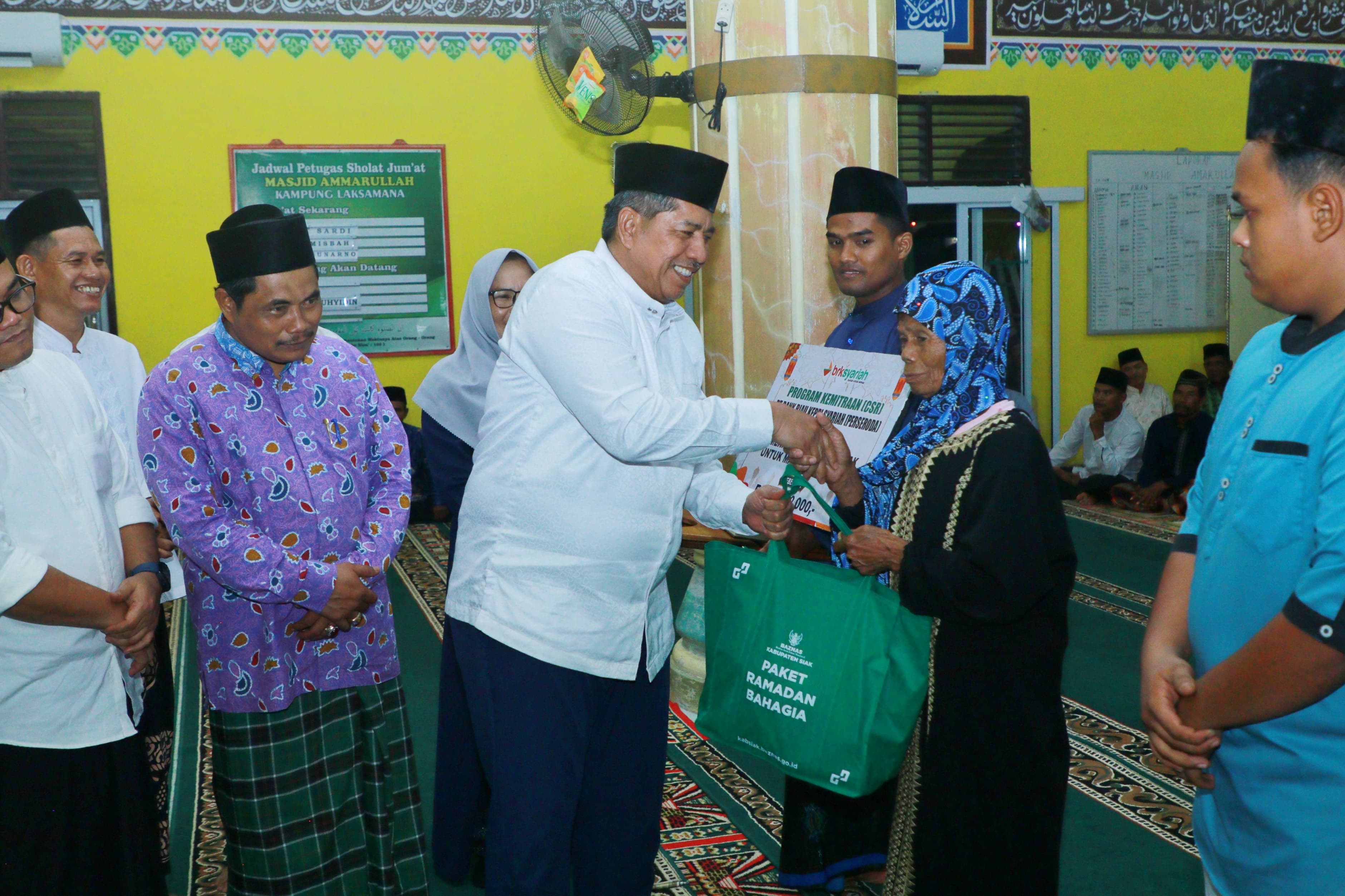 Safari Ramadan 1446 H, Bupati Siak Ajak Masyarakat Perbanyak Ibadah