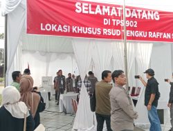 Paslon 02 Afni-Syamsurizal Unggul 5 Suara di TPS Khusus RSUD Tengku Rafian Siak