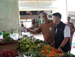 Satgas Pangan Polres Siak Sidak Pasar Belantik dan Gudang Bulog Bungaraya