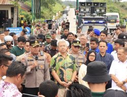 Di Bawah Komando Kapolres Siak, Pengamanan Aksi Damai Subkon PHR Berakhir Aman dan Kondusif