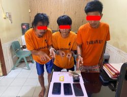 Tiga Pengedar Narkoba Diringkus di Tualang, Polisi Sita Sabu dan Ganja Siap Edar