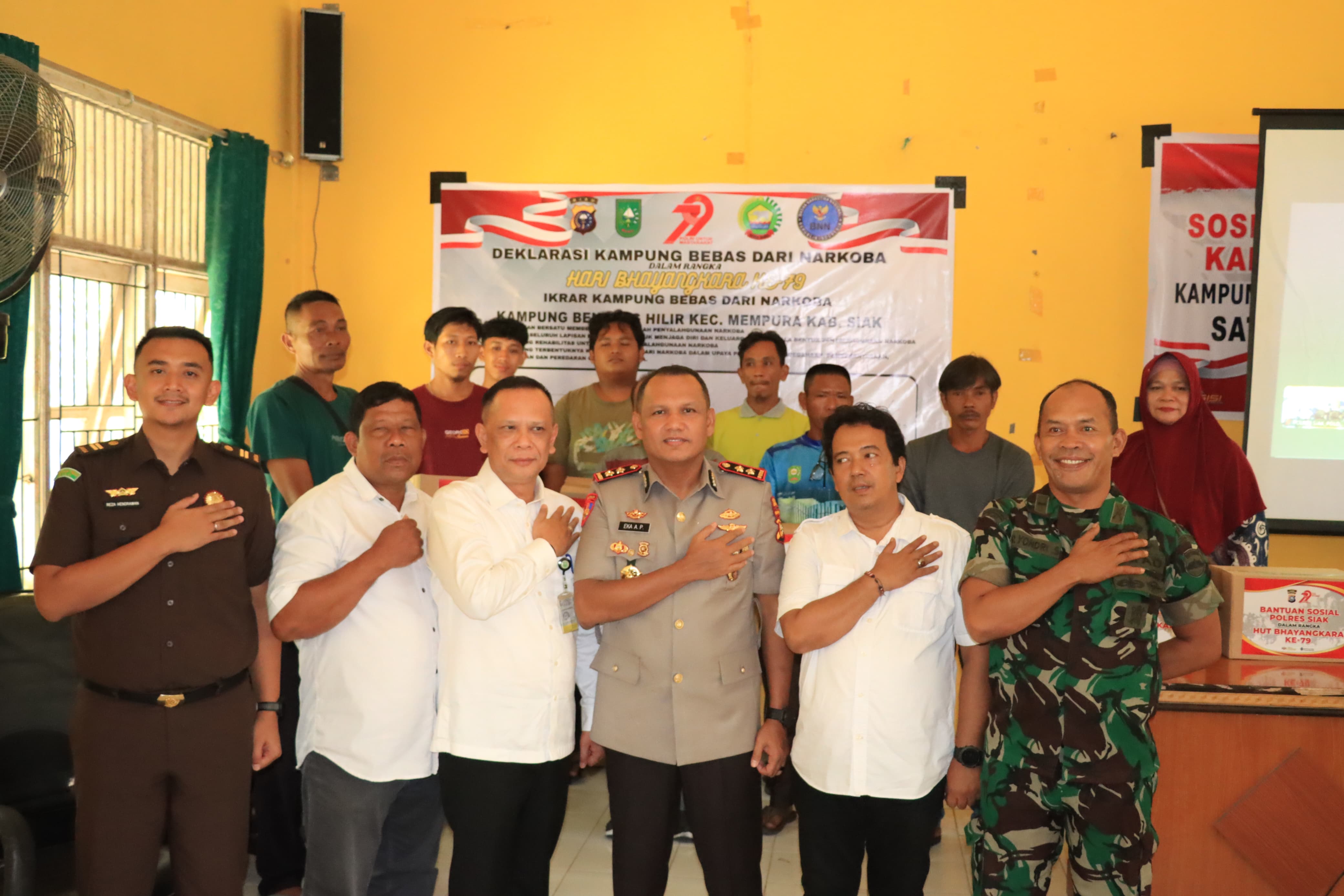 Bersatu Lawan Narkoba, Semangat Baru dari Kampung Benteng Hilir di Hari Bhayangkara ke-79