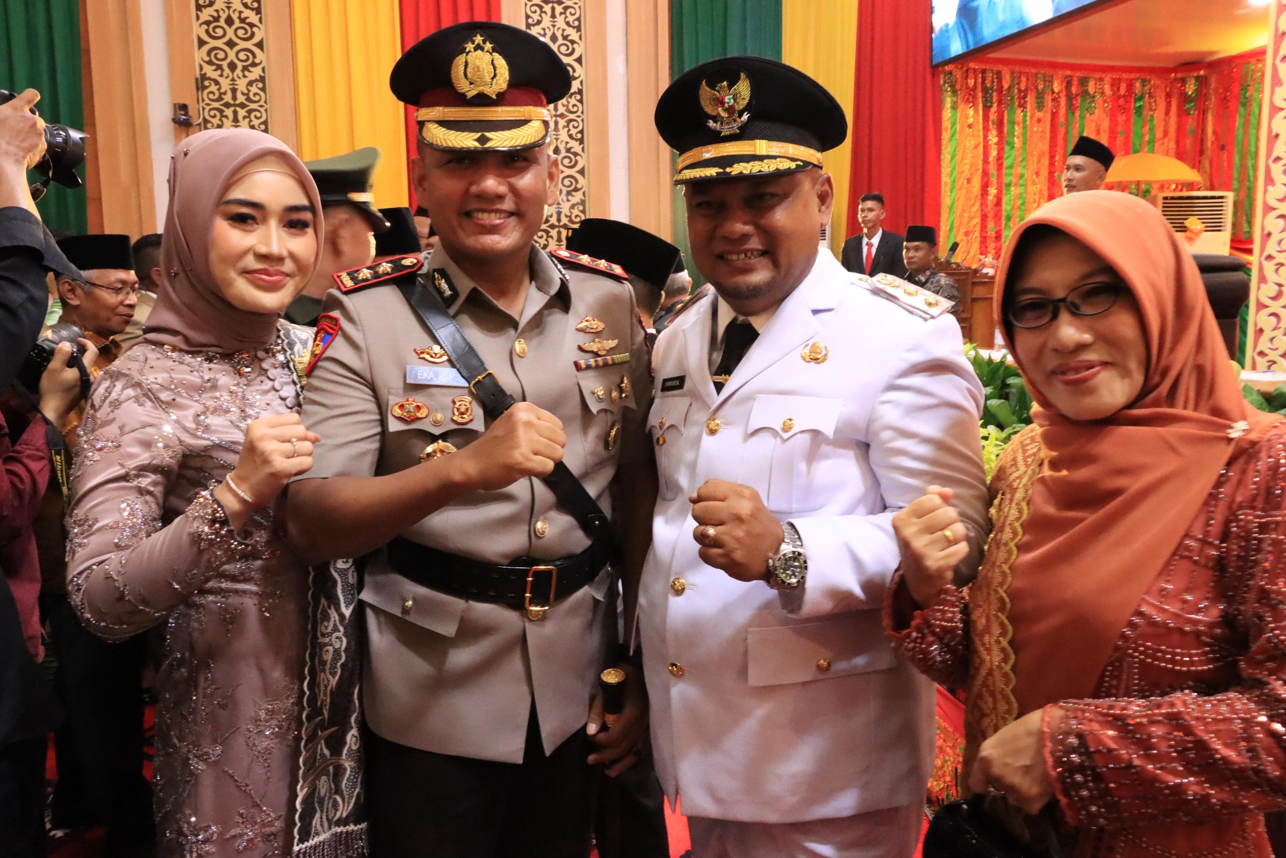 Pelantikan Bupati Siak, Kapolres Siap Kawal Keamanan, Dukung Pemerintahan yang Kondusif