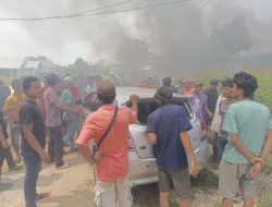 Konflik Agraria di Siak Masa Bakar Bangunan dan Kendaraan PT SSL