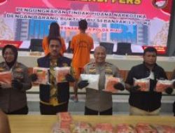 Polda Riau Gagalkan Peredaran 15 Kg Sabu, Dua Pelaku Diamankan Termasuk Seorang Biduan