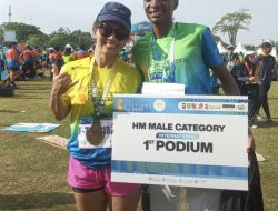GM New Holywood Hotel Warnai RBR 2025, Abadikan Momen Bersama Juara Half Marathon Mr.James