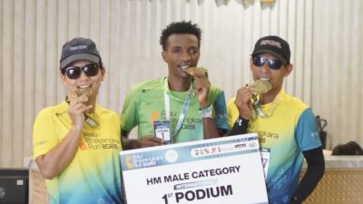 Dari Instagram ke Garis Finish, Cerita Kemenangan Pelari Kenya di Riau Bhayangkara Run 2025